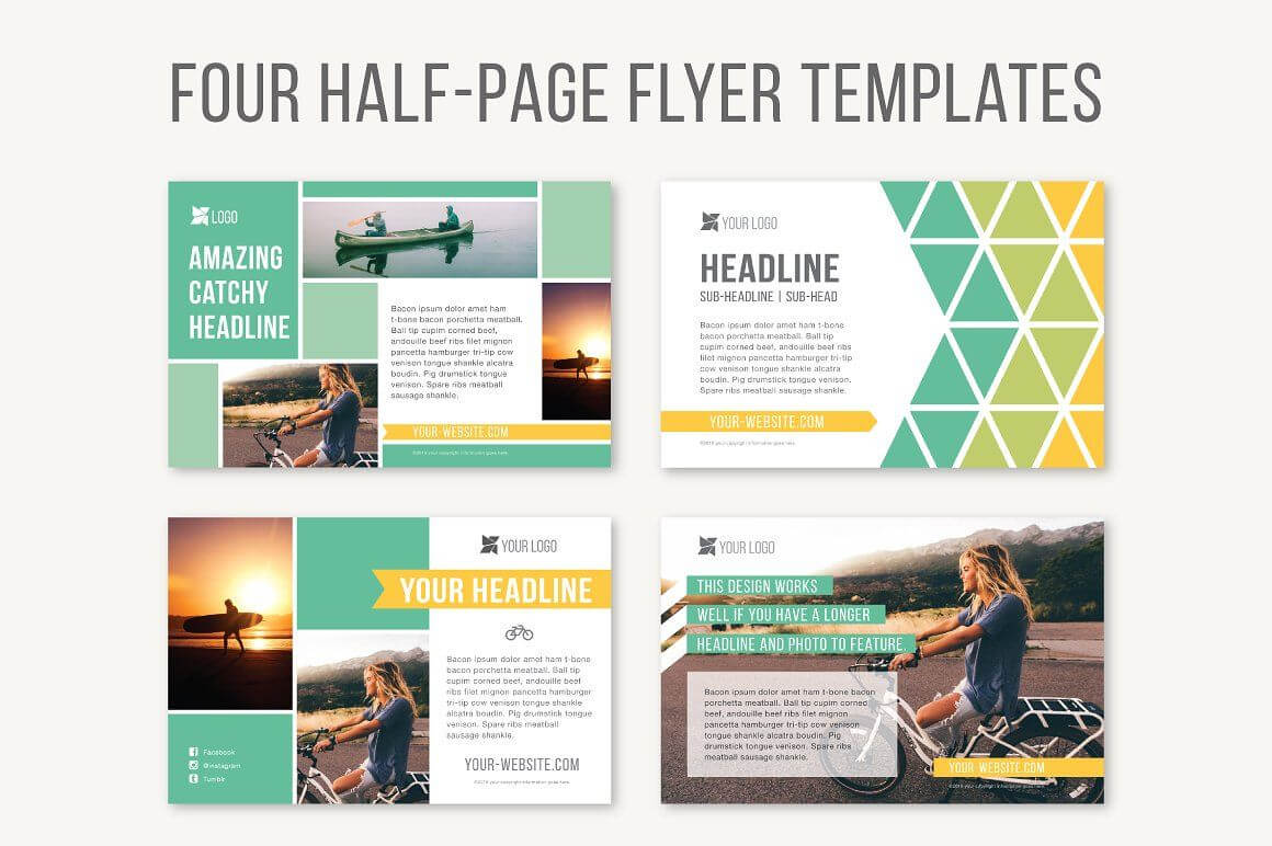 001 Half Page Flyer Template Free Formidable Ideas ~ Thealmanac In Half Page Brochure Template