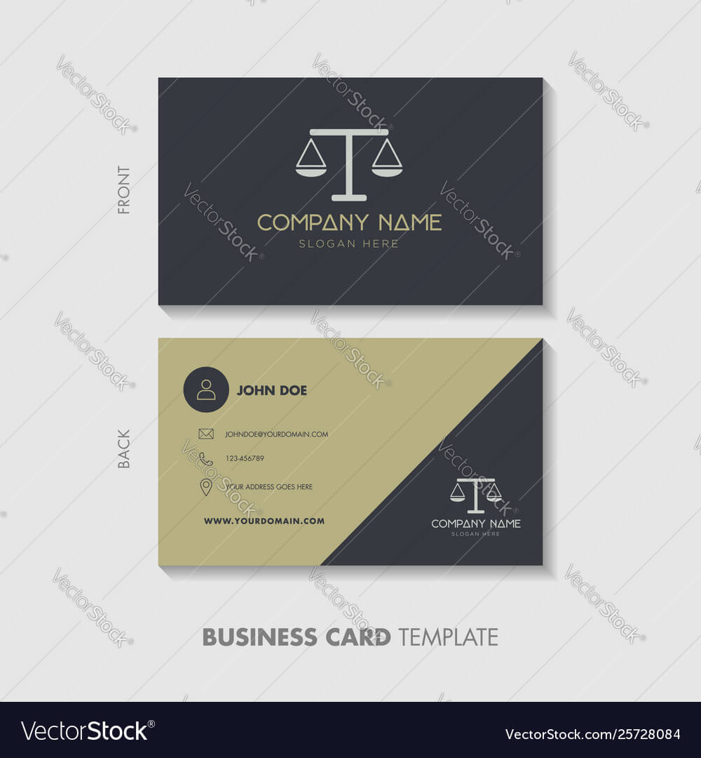 001 Lawyer Business Card Template Design Vector Cards Within Legal Business Cards Templates Free
