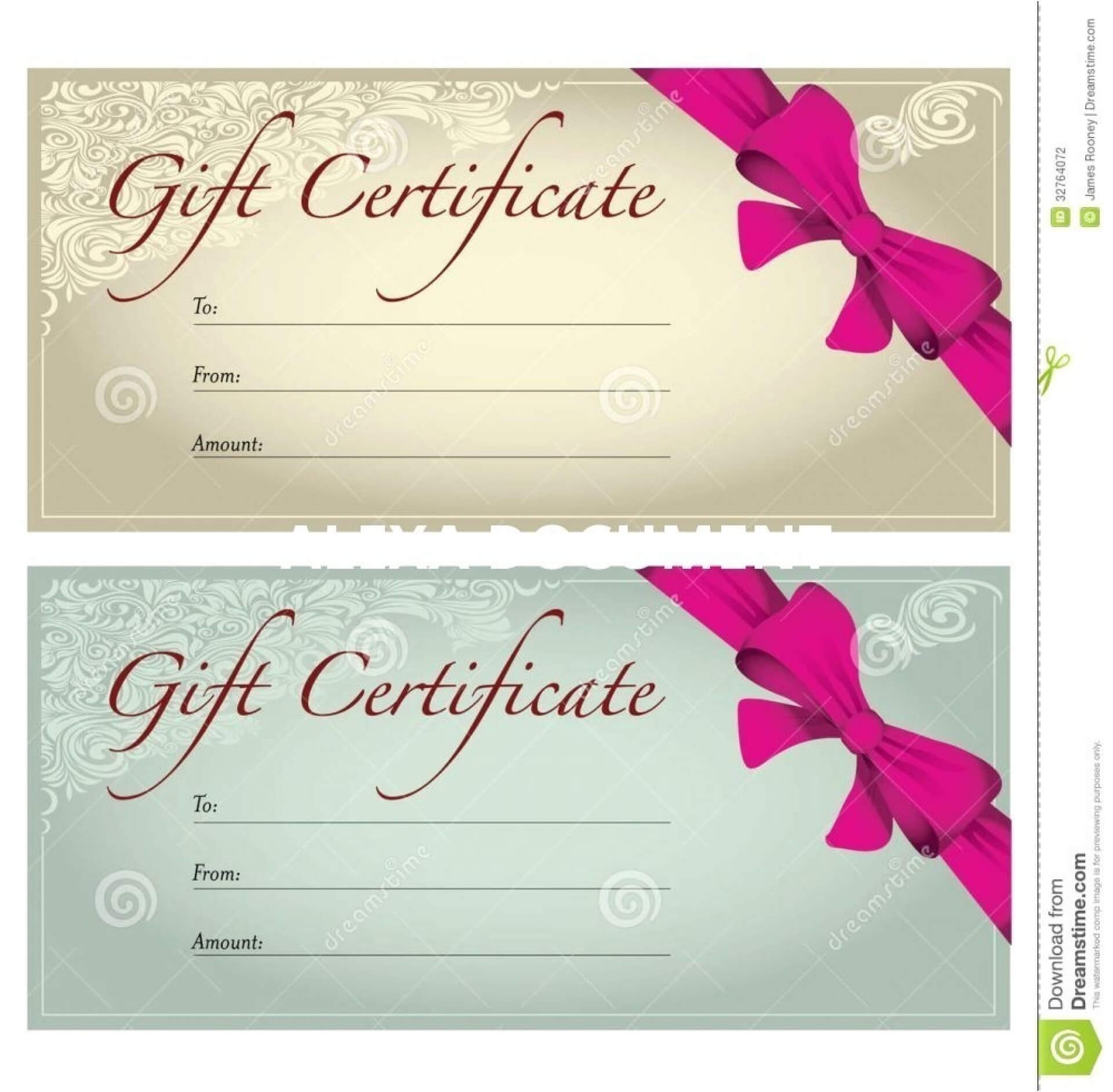 001 Salon Gift Certificate Templates Free Printable Hair In Salon Gift Certificate Template