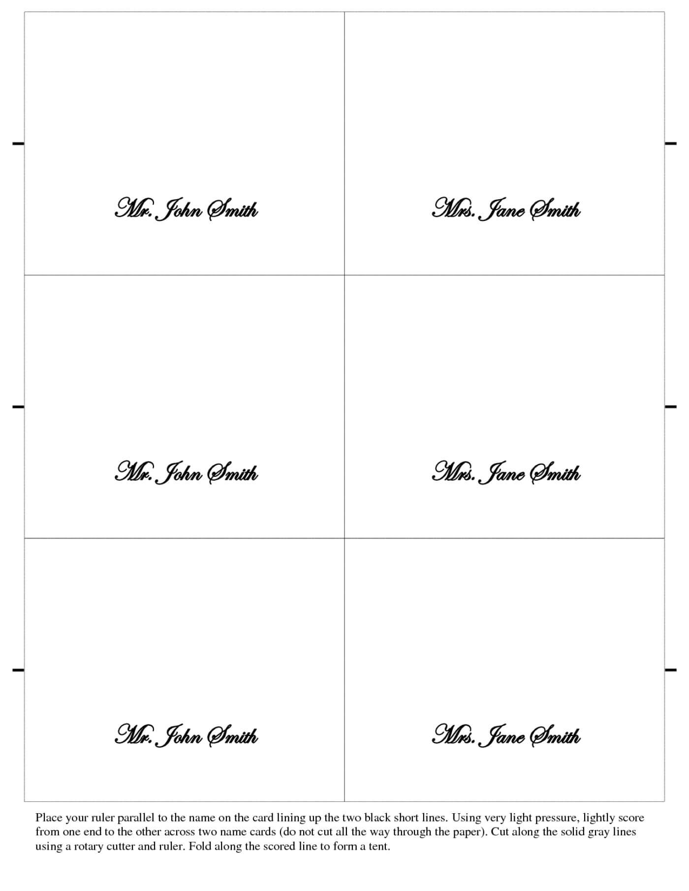 002 Template Ideas Seating Card Printablecards Templates Pertaining To Table Name Card Template