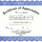003 Certificate Of Appreciation Template Word Exceptional With Free Template For Certificate Of Recognition