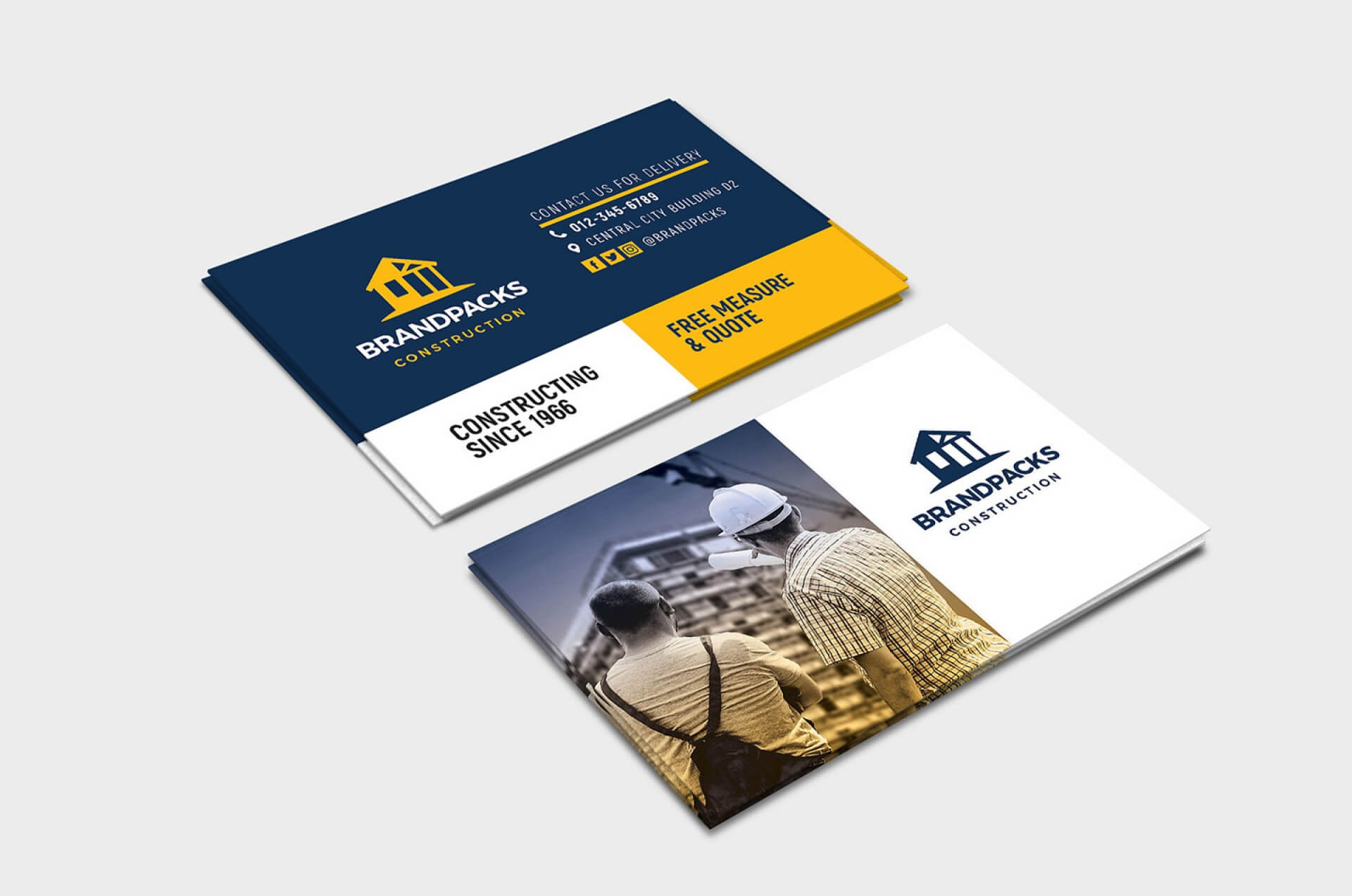 003 Construction Business Card Templates Template With Regard To Construction Business Card Templates Download Free