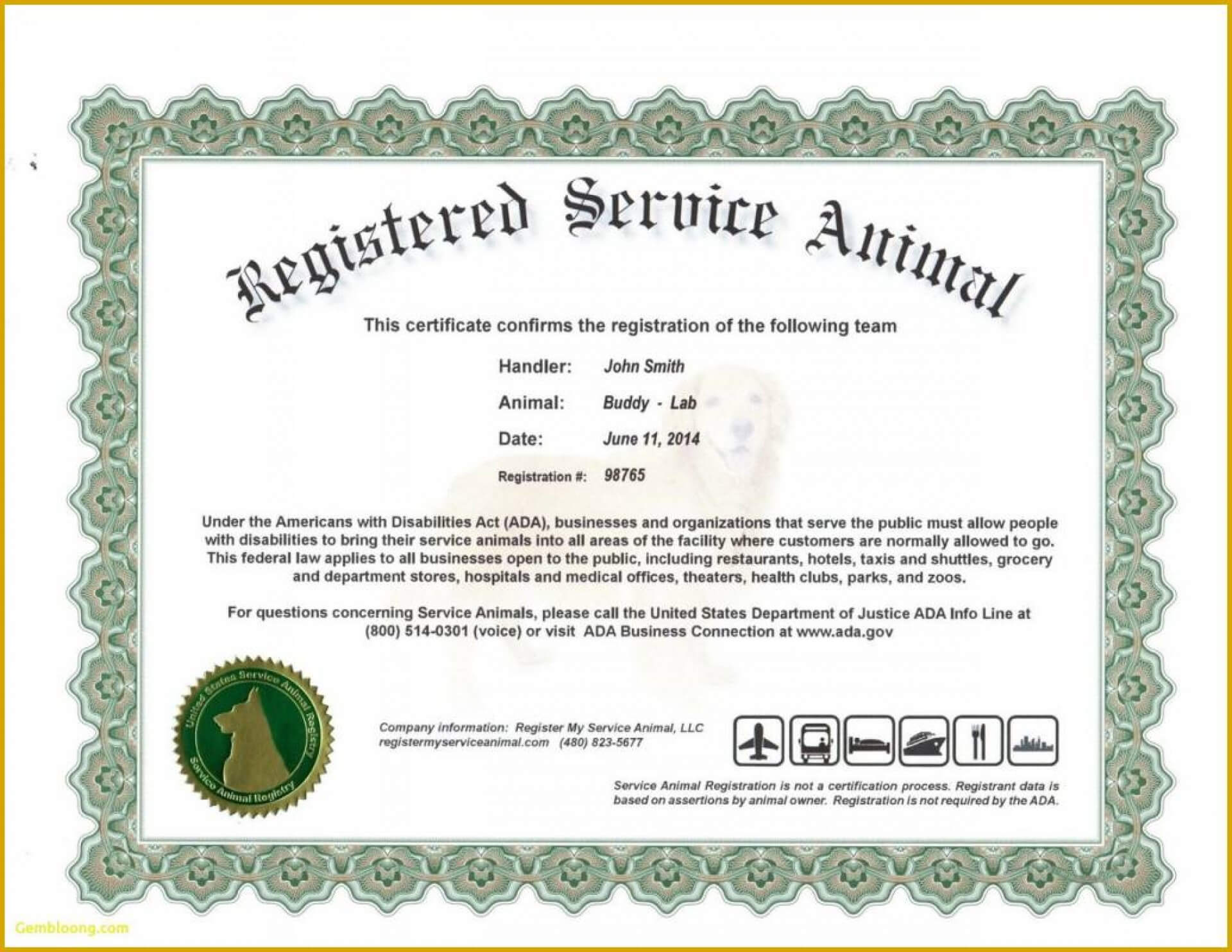 003 Free Printable Service Dog Id Cardmplate Luxury With Regard To Service Dog Certificate Template