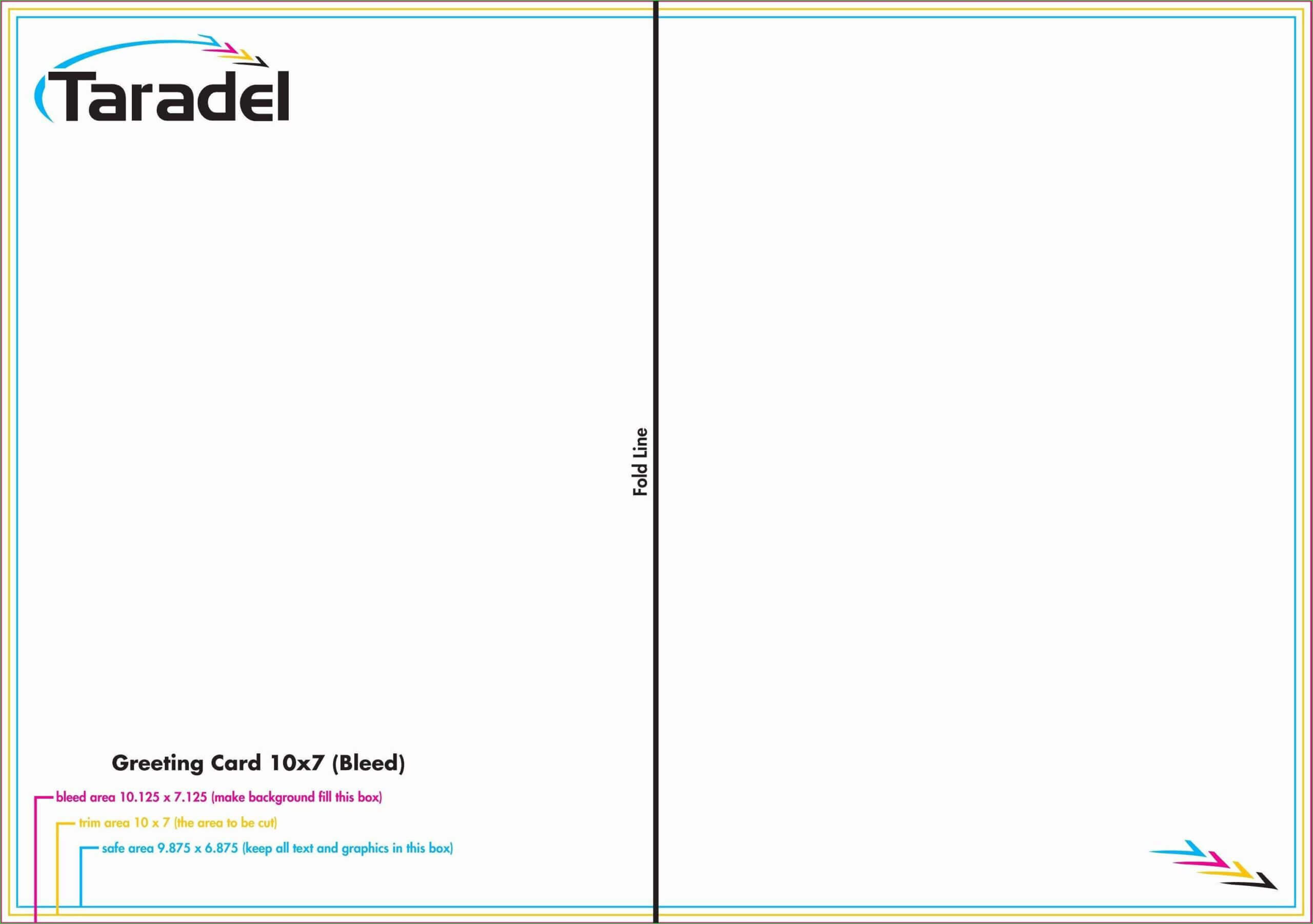 003 Quarter Fold Card Template Photoshop Indesign Greeting Intended For Blank Quarter Fold Card Template