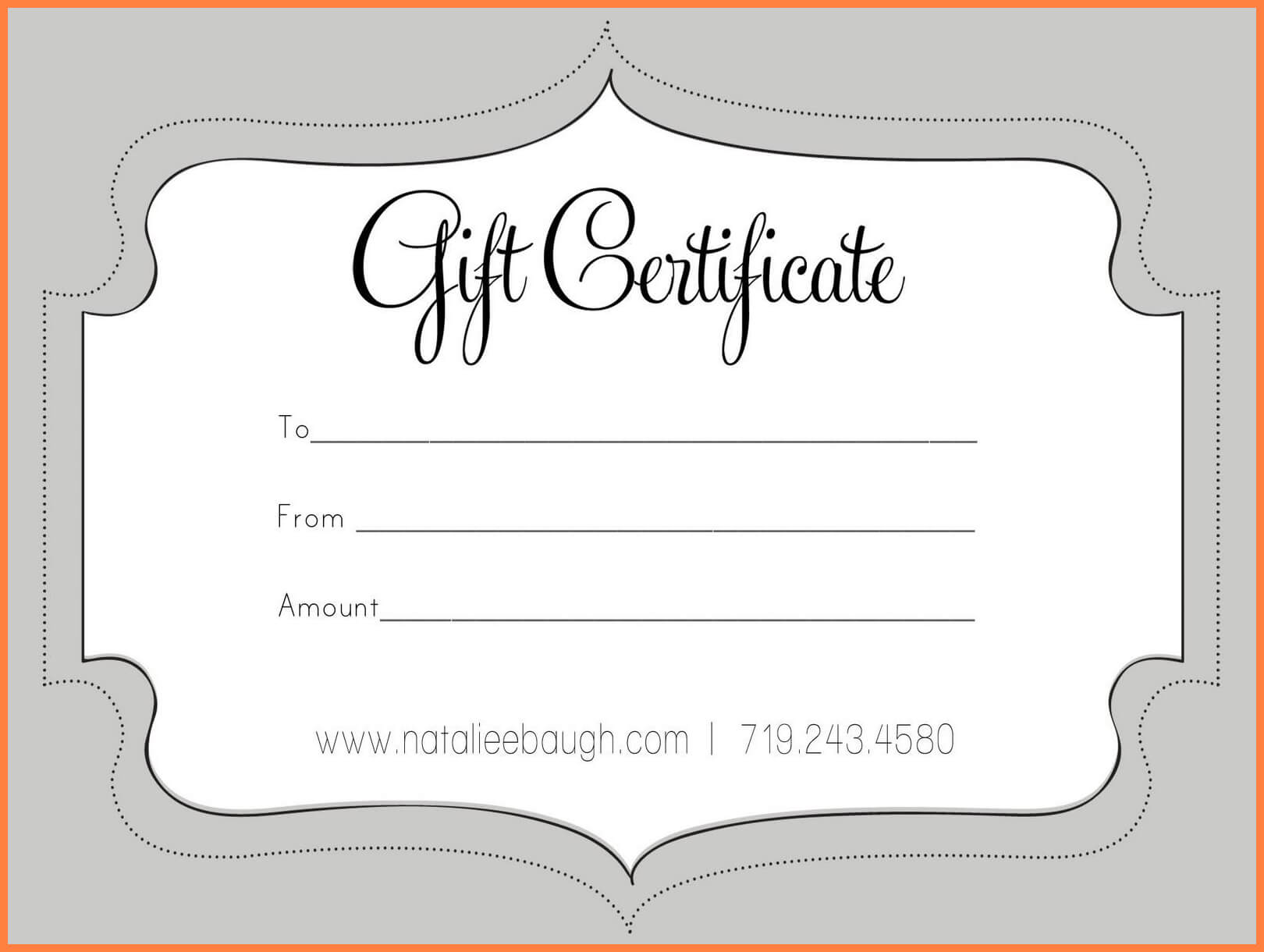 004 Free Printable Gift Certificate Template Word Singular Throughout Microsoft Gift Certificate Template Free Word