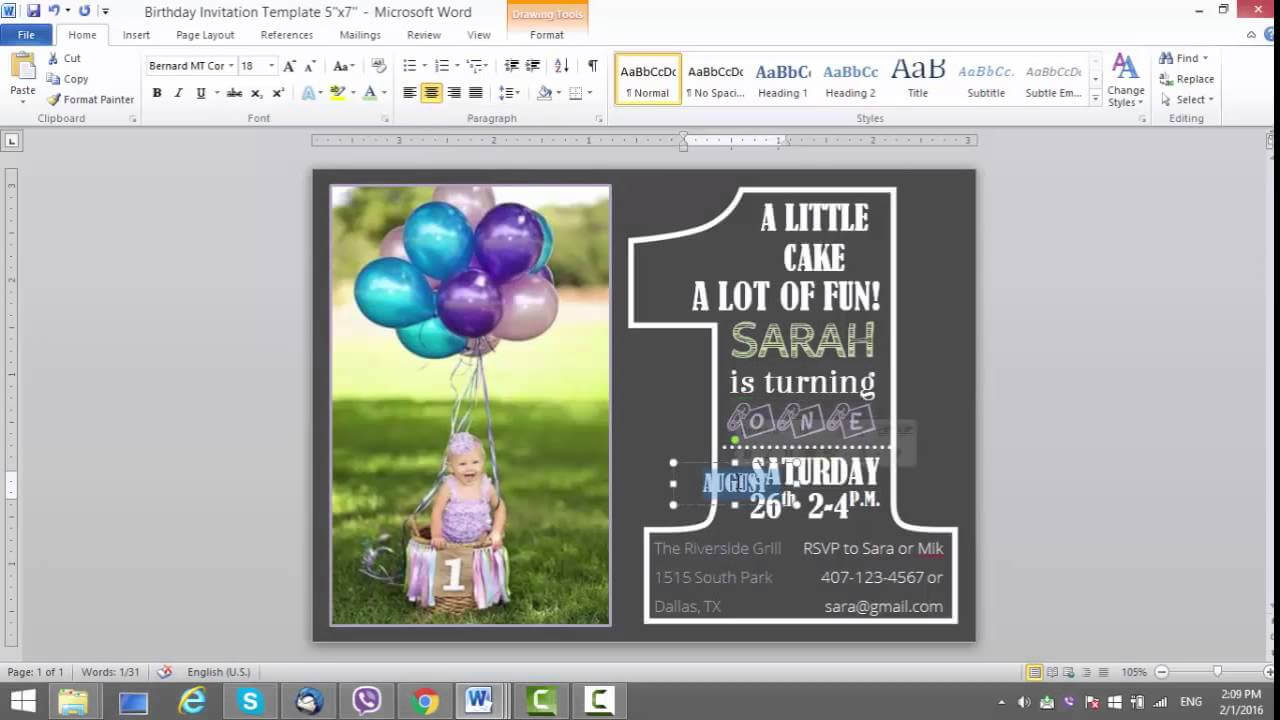 004 Maxresdefault Microsoft Word Birthday Card Invitation Inside Microsoft Word Birthday Card Template