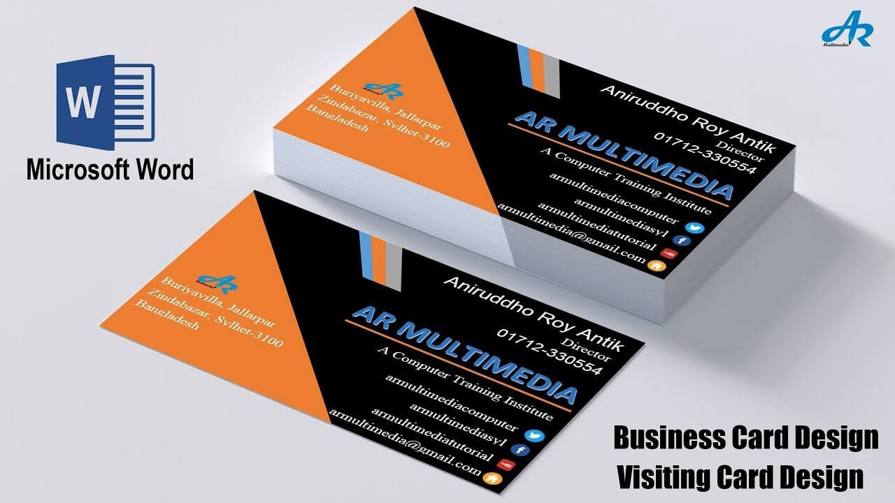 Microsoft Office Business Card Template - Business Plan Templates