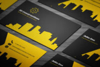 005 Free Construction Business Carde Word Visiting Design within Construction Business Card Templates Download Free