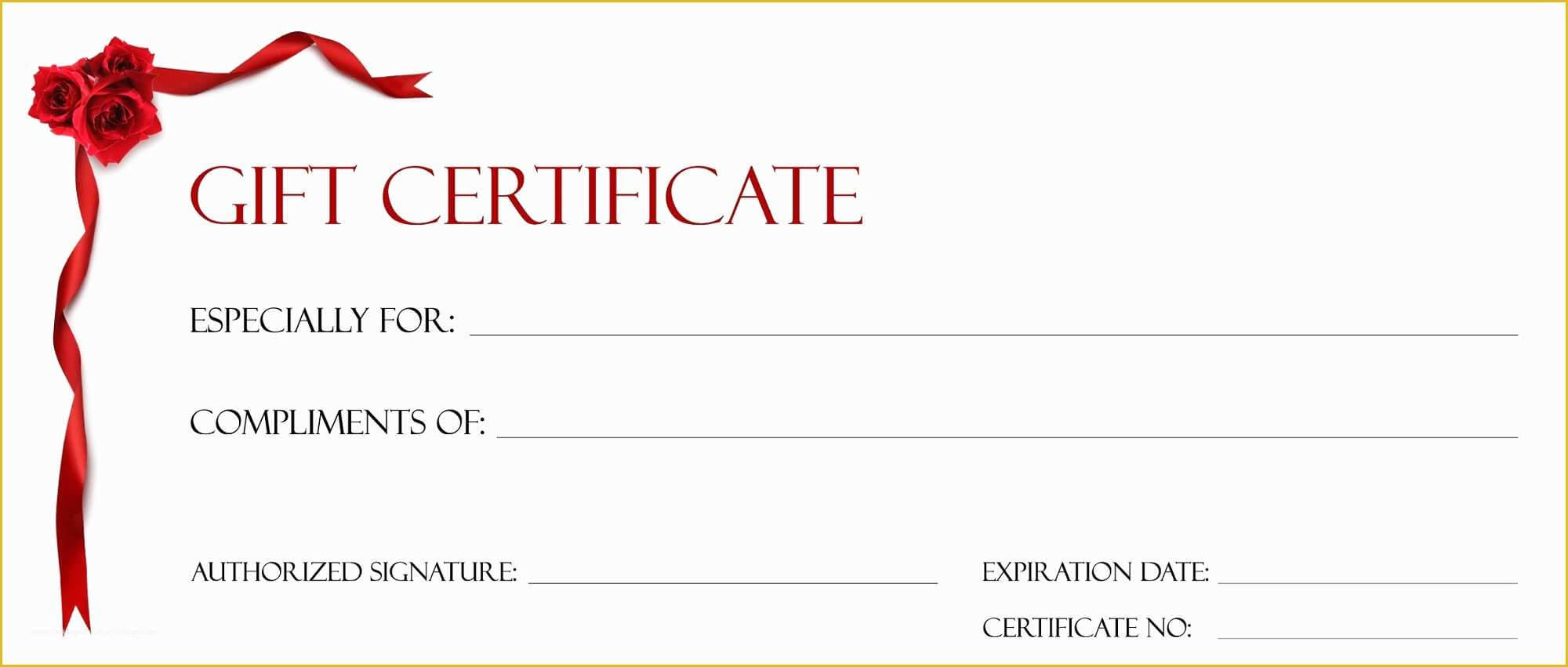 005 Free Printable Gift Certificate Template Pages Christmas For Homemade Christmas Gift Certificates Templates