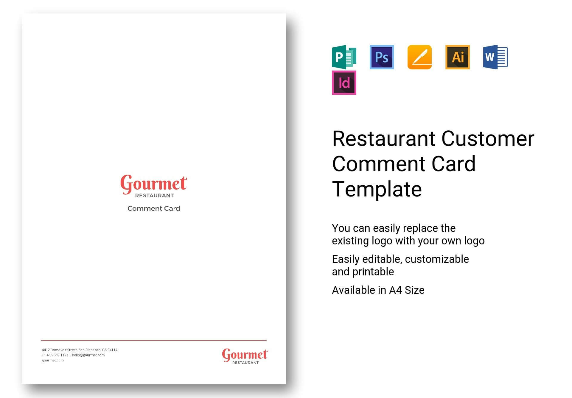 006 Restaurant Customer Comment Card Template Frightening In Restaurant Comment Card Template