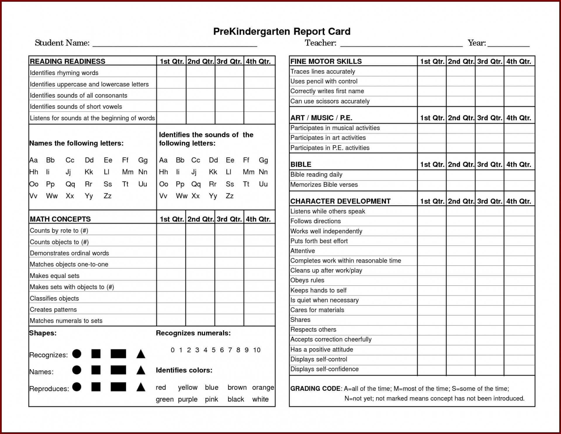 007 Template Ideas Homeschool Report Card Breathtaking Free Throughout Character Report Card Template