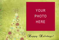 008 Christmas Card Templates Free Download Images In Photo throughout Christmas Photo Cards Templates Free Downloads