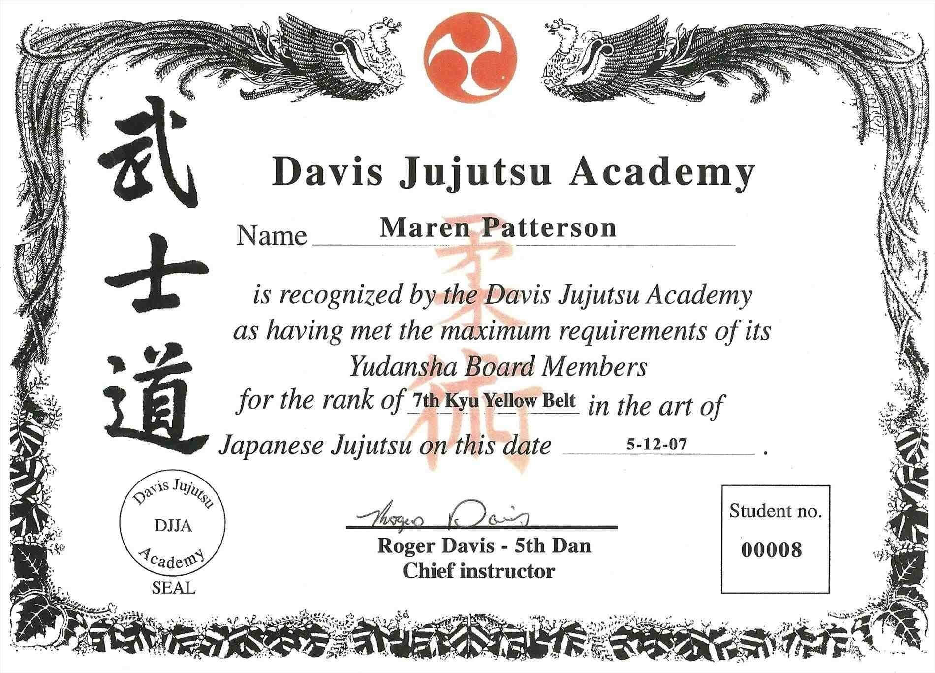 009 Martial Arts Certificate Templates Free Best Solutions Pertaining To Free Art Certificate Templates