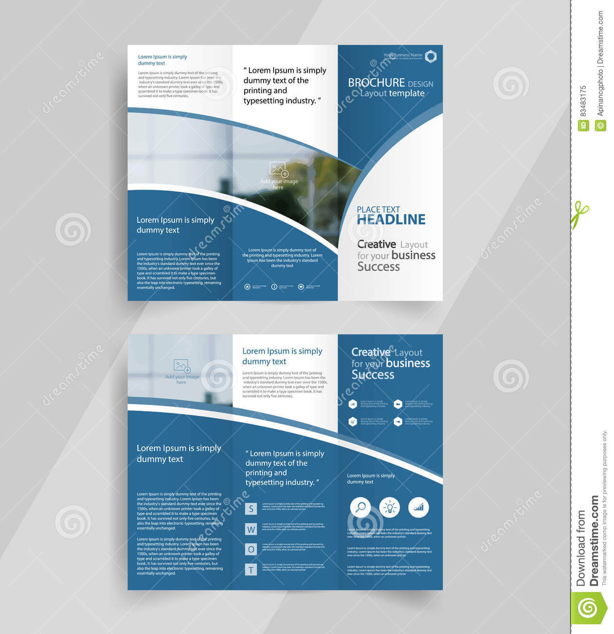 009 Tri Fold Brochure Template Free Download Ai Business For Brochure Templates Adobe Illustrator