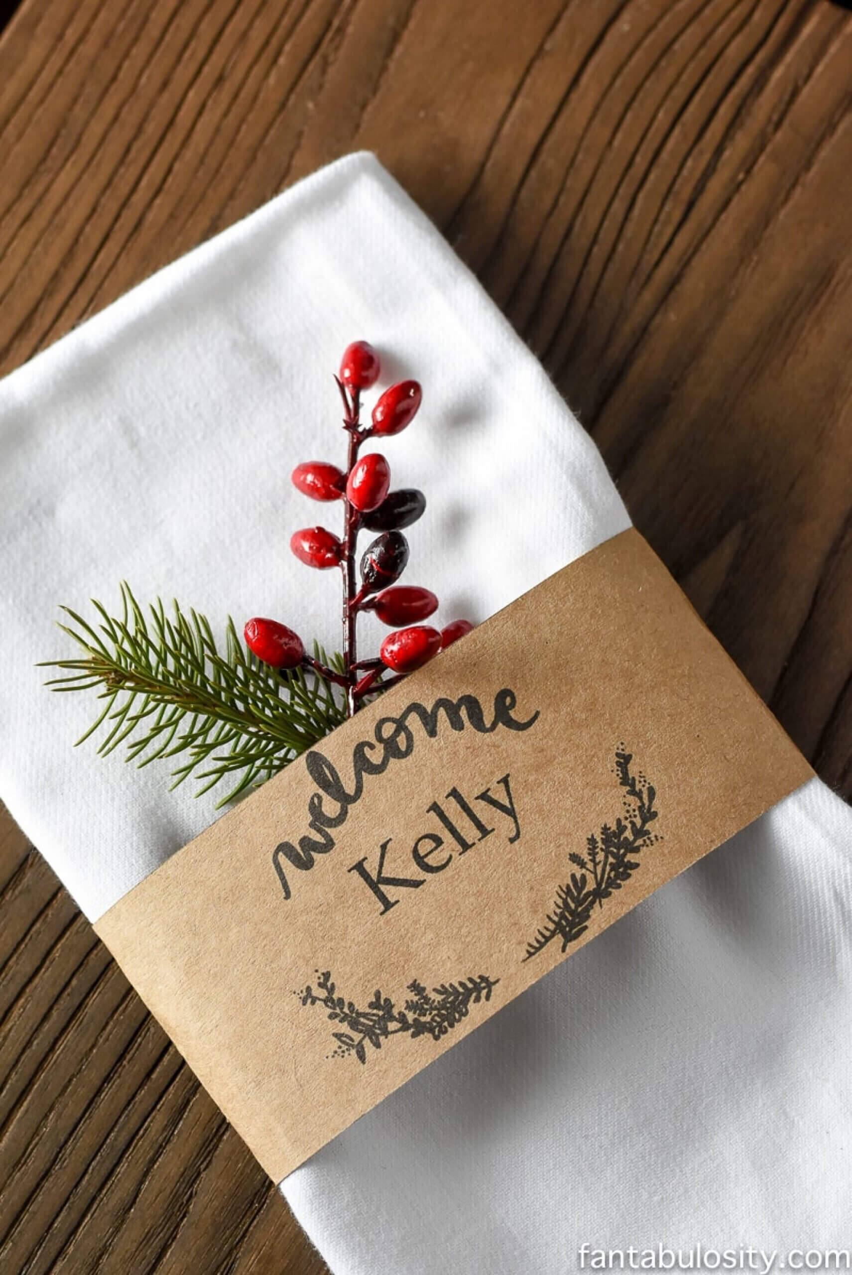 010 Christmas Table Name Place Cards Template Diy Holiday Inside Diy Christmas Card Templates