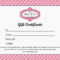 011 Free Printable Gift Certificates Online For Birthday With Regard To Pink Gift Certificate Template