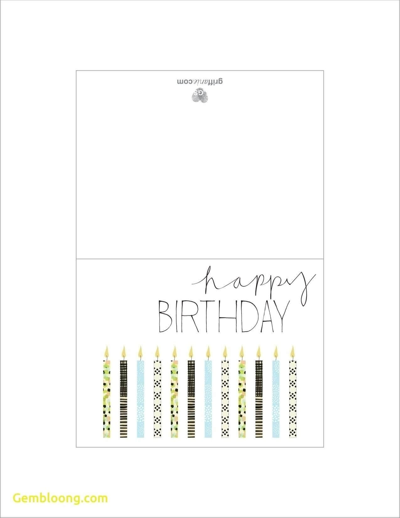 012 Printable Birthday Card Template Ideas Cards Foldable Pertaining To Foldable Birthday Card Template