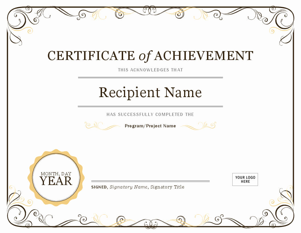012 Scholarship Award Certificate Template Word Ideas For Scholarship Certificate Template