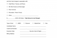 013 Credit Card Authorization Form Template Doc Hotel within Hotel Credit Card Authorization Form Template