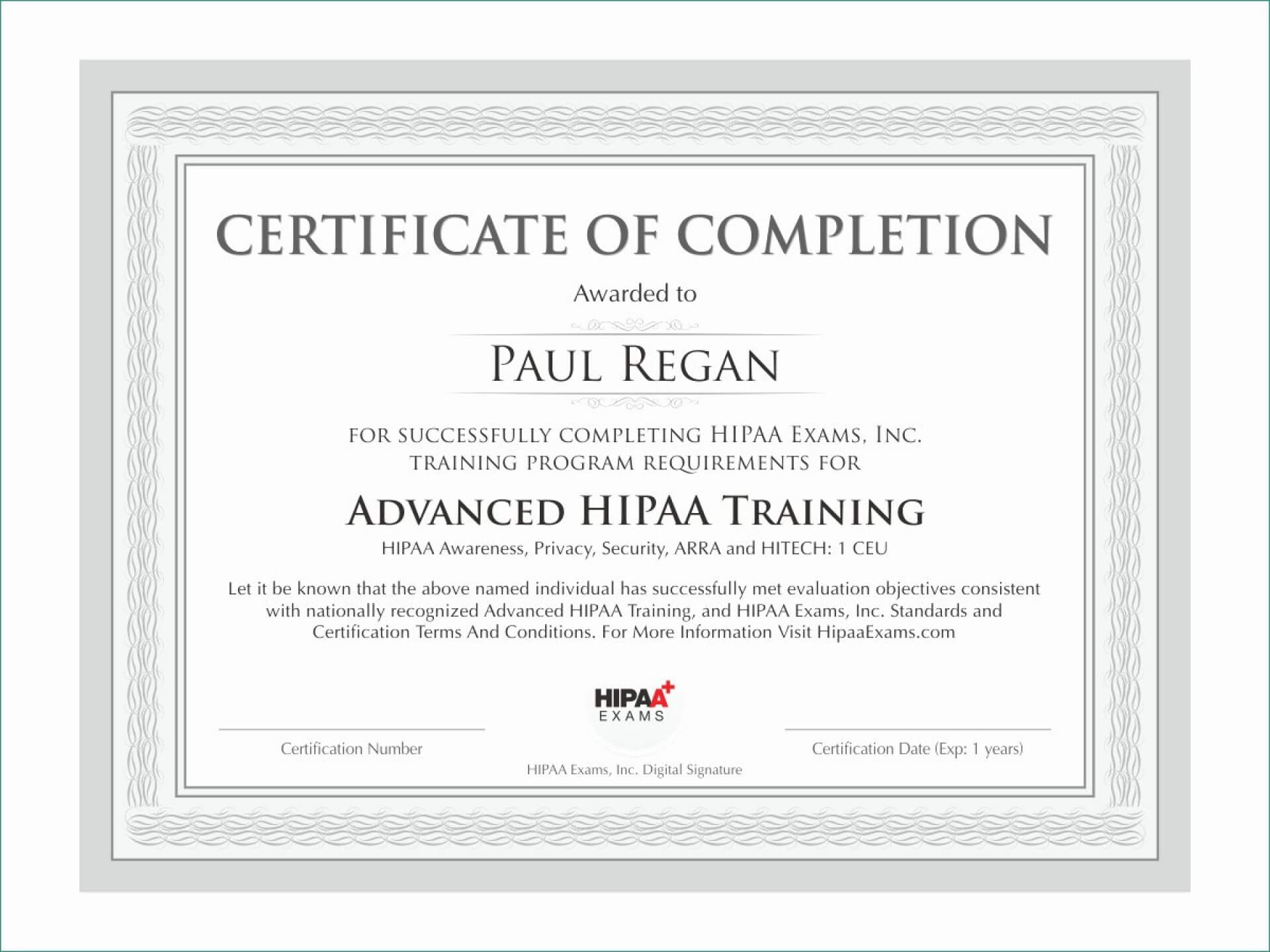 013 Free Certificate Of Completion Templates For Word Within Free Completion Certificate Templates For Word
