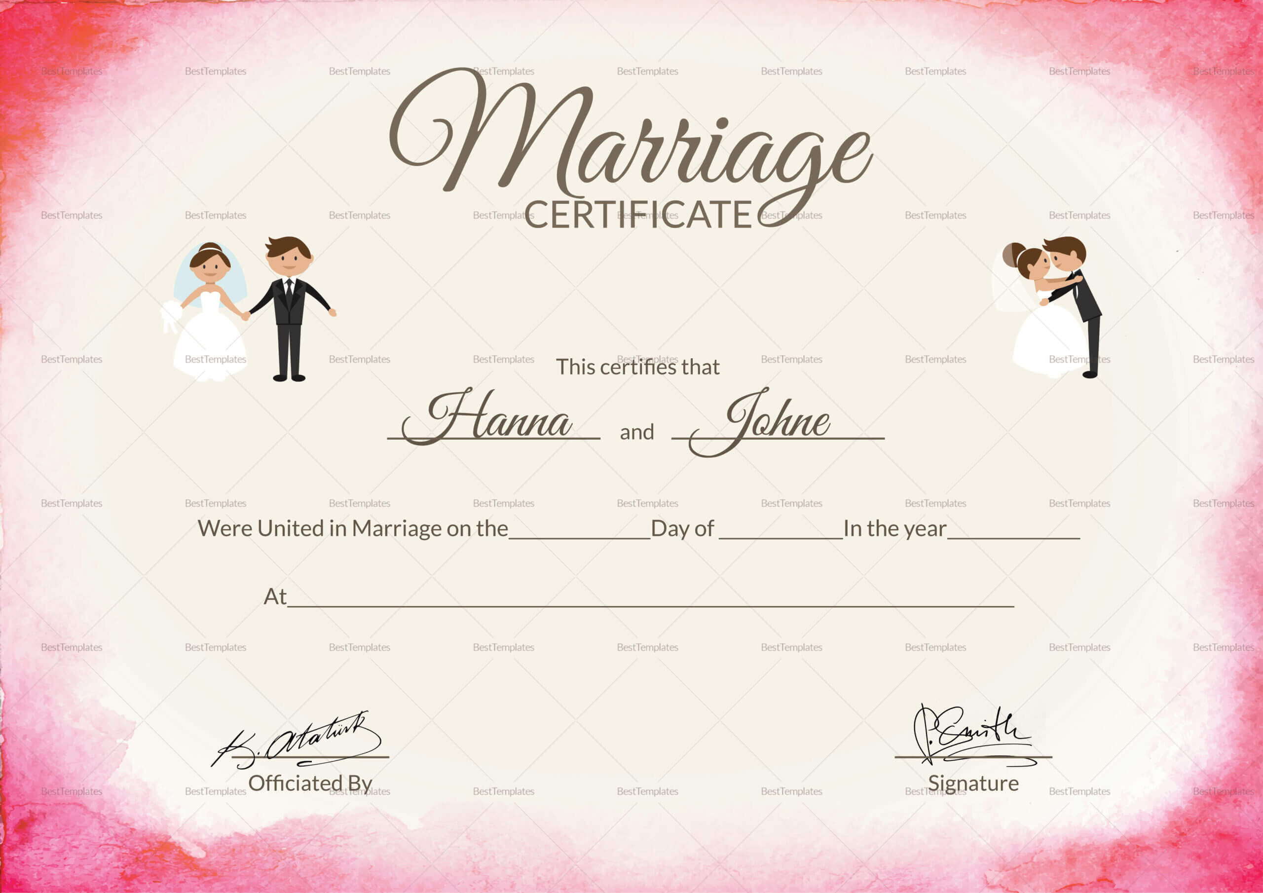 014 Certificate Of Marriage Template Il 794Xn 1822543356 Throughout Certificate Of Marriage Template