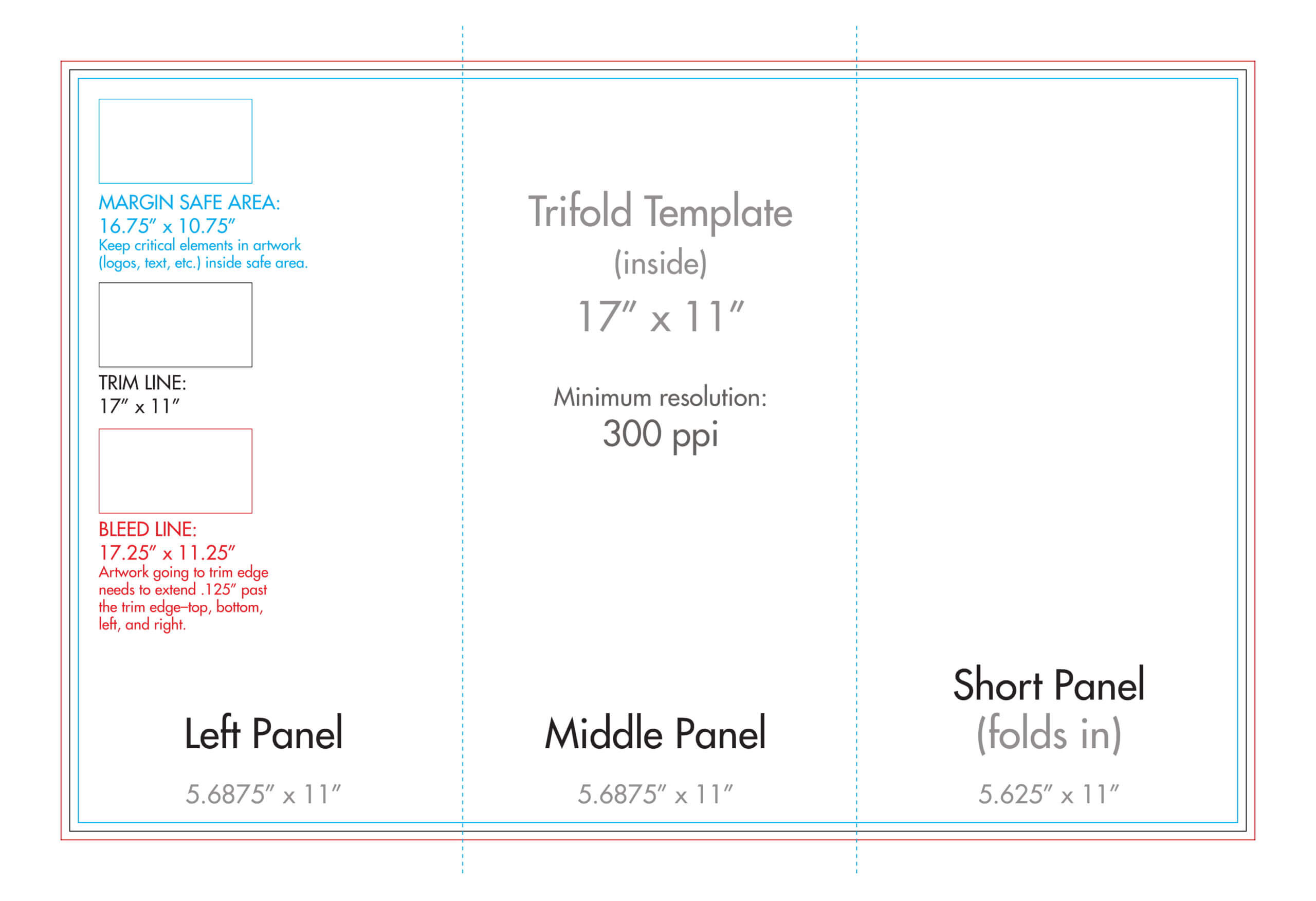 014 X Tri Fold Brochure Template U S Press With Regard To Throughout Brochure Folding Templates