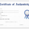 015 Certificate Of Authenticity Template Free Unique Ideas With Photography Certificate Of Authenticity Template