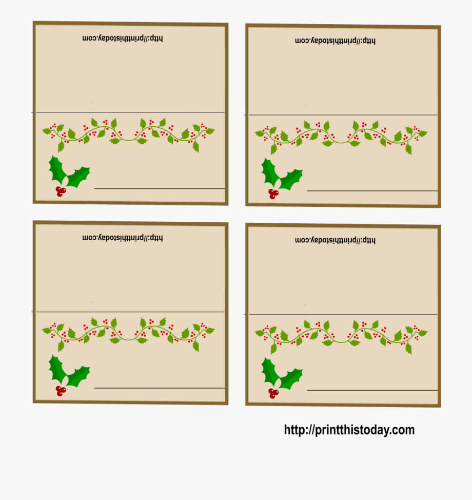 016 Christmas Table Name Place Cards Template Ideas 4545967 With Christmas Table Place Cards Template