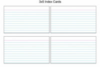 016 Free Index Card Template Word Flash Ideas Printable pertaining to 3 X 5 Index Card Template