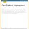 016 Sample Certificate Of Employment Certificates Stunning Regarding Employee Certificate Of Service Template