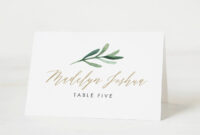 017 Printable Place Cards Template Breathtaking Ideas Free inside Paper Source Templates Place Cards