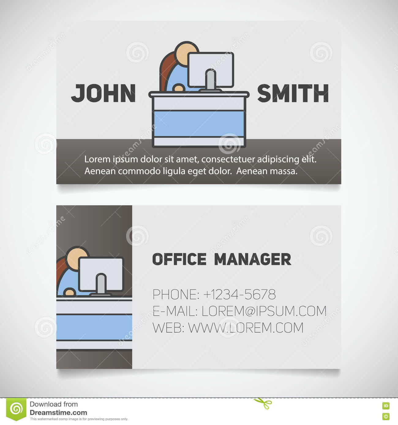 017 Template Ideas Business Card Print Office Manager Logo For Office Depot Business Card Template