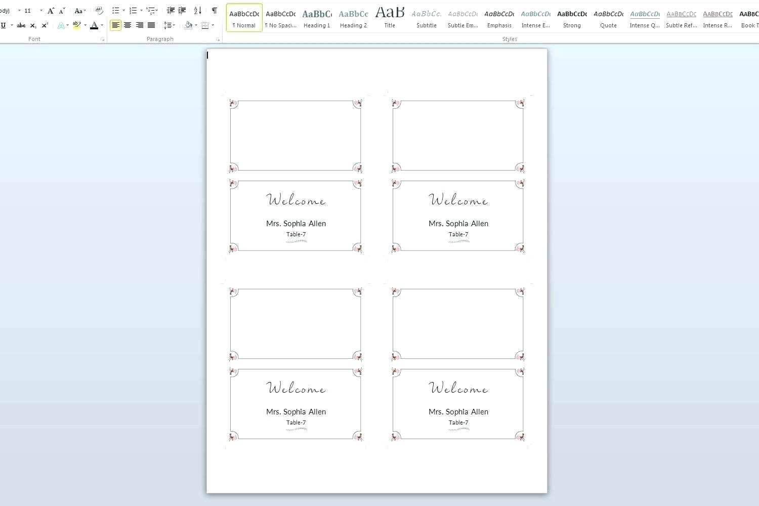 018 Place Cards Template Word Table Tent Exceptional Ideas Regarding Microsoft Word Place Card Template
