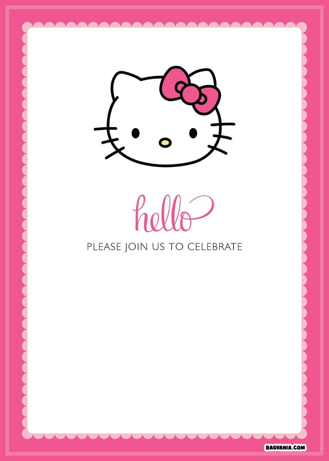 019 Printable Birthday Card Template Ideas Free Hello Kitty With Regard To Hello Kitty Birthday Card Template Free