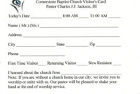 019 Template Ideas Church Visitor Card Word Impressive intended for Church Visitor Card Template Word