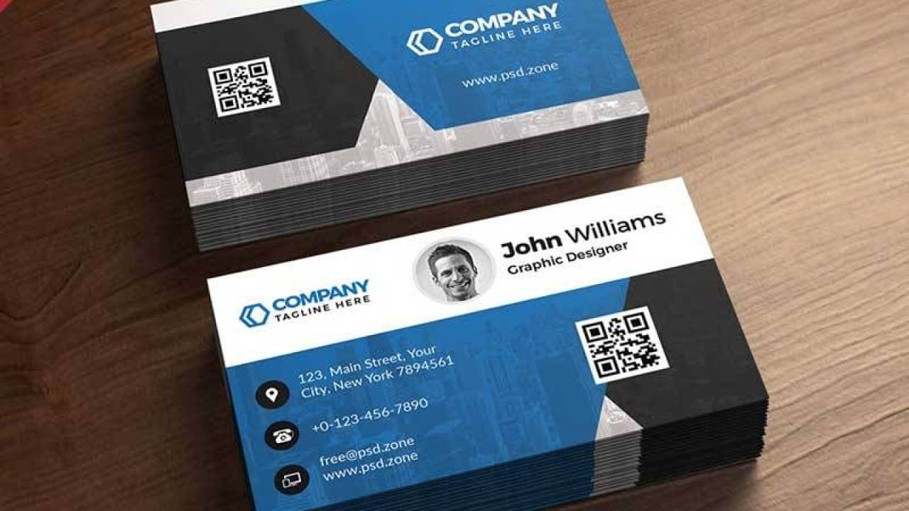 021 Free Business Card Psd Template Intended For Visiting Card Psd Template