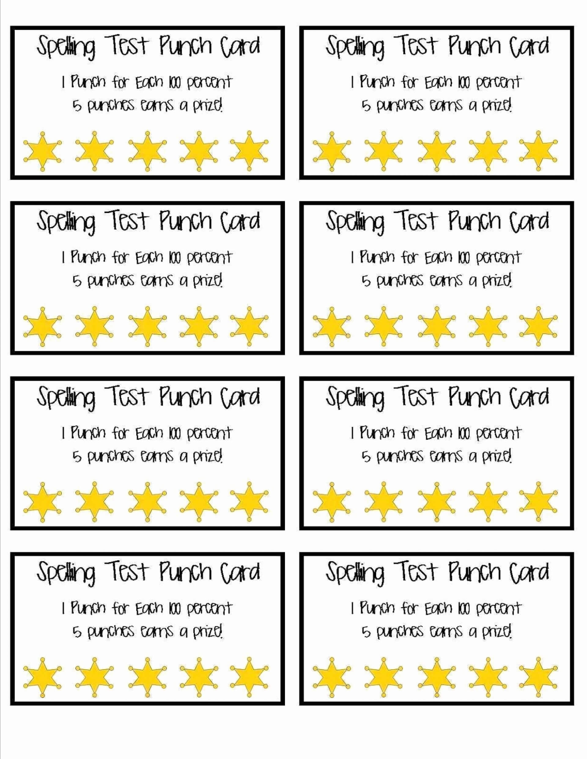 023 Template Ideas Behavior Punch Cards Pinterest Card Throughout Business Punch Card Template Free