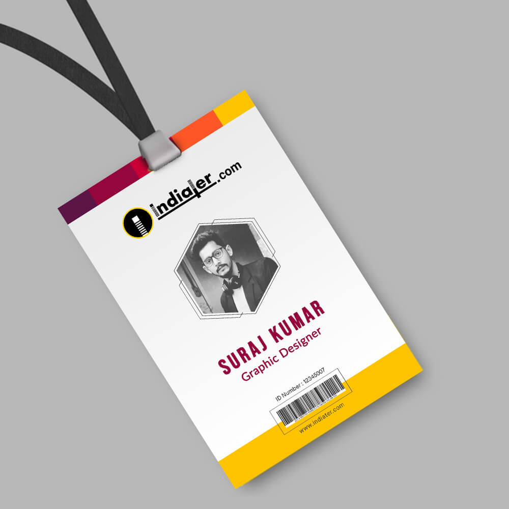 024 Template Ideas Creative Corporate Official Id Card Psd In Photographer Id Card Template
