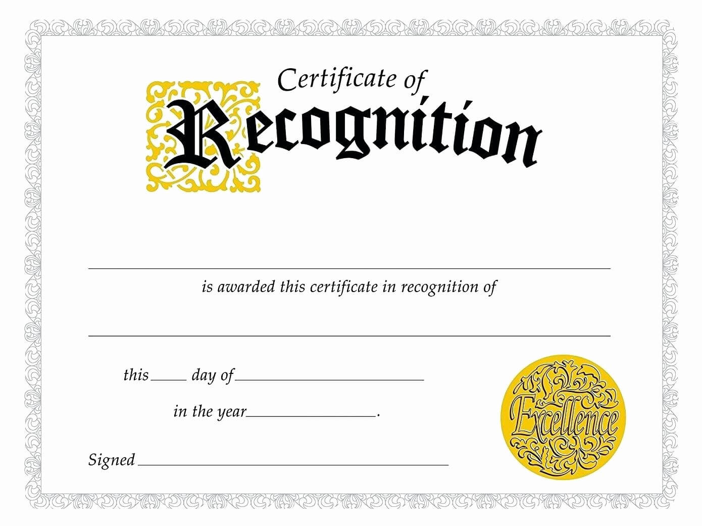 025 Employee Recognition Certificates Templates Free Unique Throughout Employee Recognition Certificates Templates Free