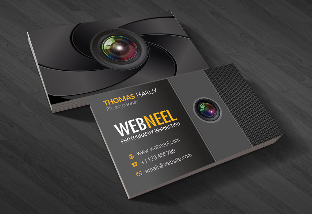 025 Photographer Visiting Card Design Psd Photography For Photography Business Card Templates Free Download