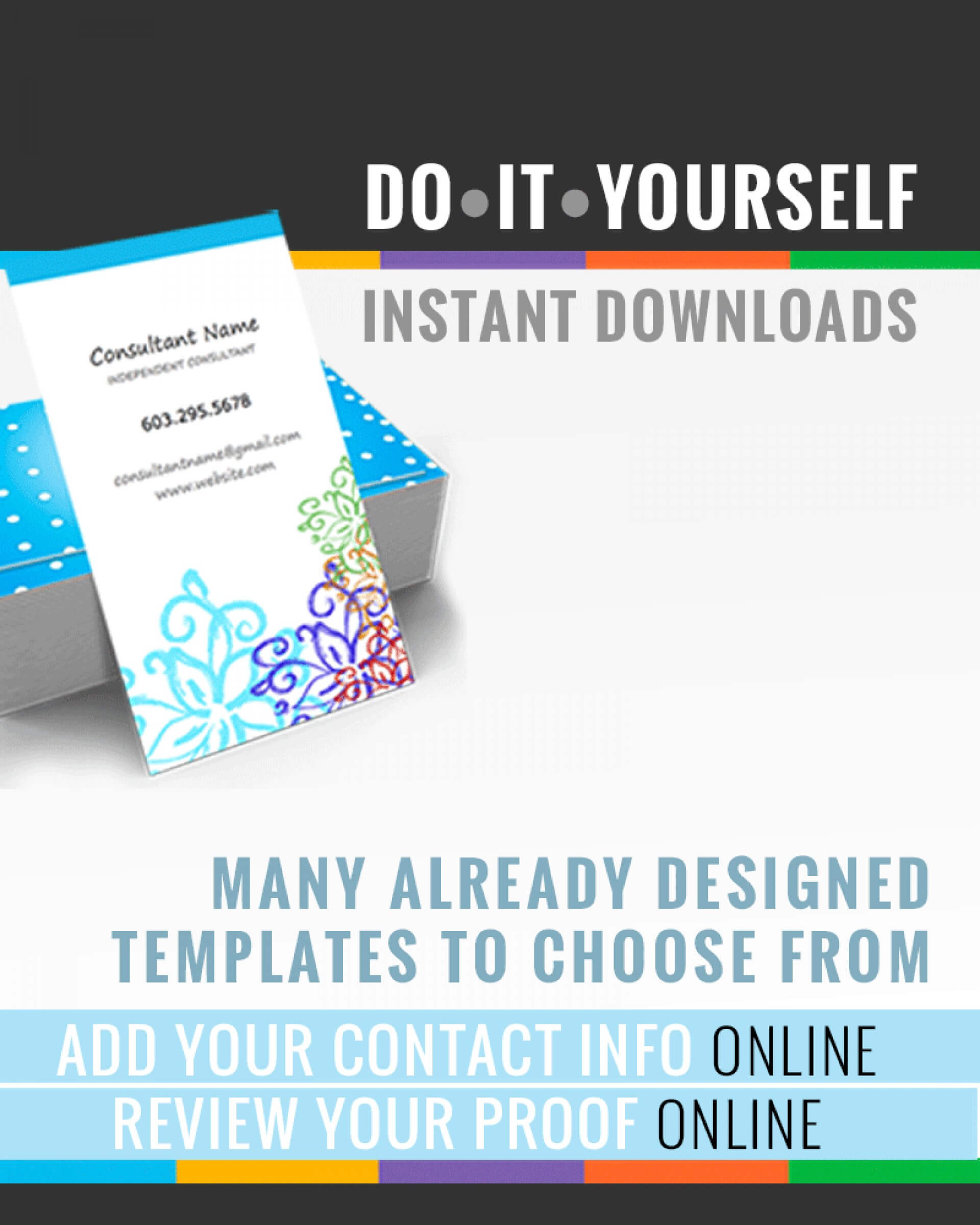 025 Web Blog Business Card Templates Make Your Own Rodan Pertaining To Rodan And Fields Business Card Template