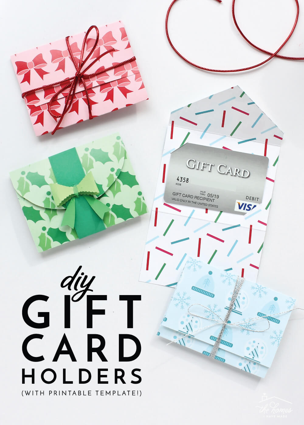 026 Template Ideas Printable Gift Card Diy Holders With 1 With Regard To Diy Christmas Card Templates