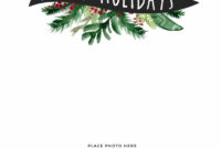 027 Template Ideas Free Holiday Card Templates For Photoshop throughout Happy Holidays Card Template
