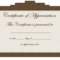 028 Certificate Of Appreciation Template Word Doc Free Regarding Iq Certificate Template