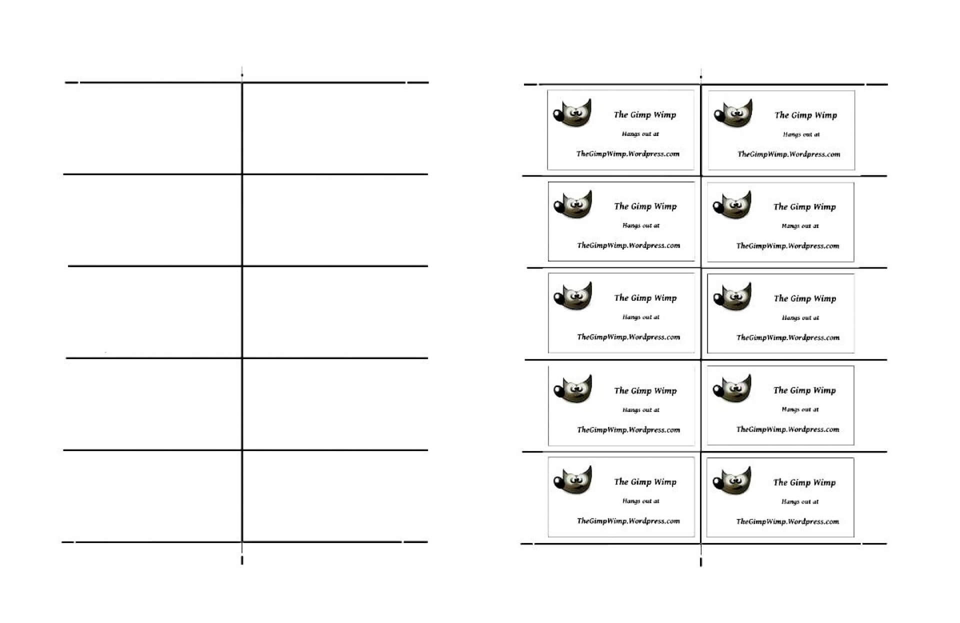 032 Template Ideas Business Card Blank Templates Ms Word New Throughout Gimp Business Card Template