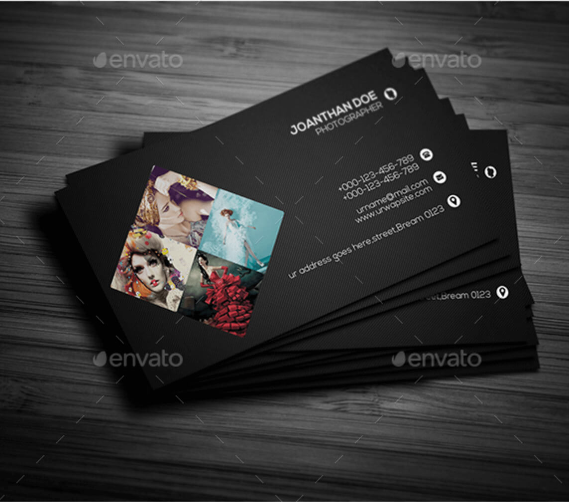 036 Free Business Card Templates Psd Top Mockup In Colorlib With Regard To Free Business Card Templates For Photographers
