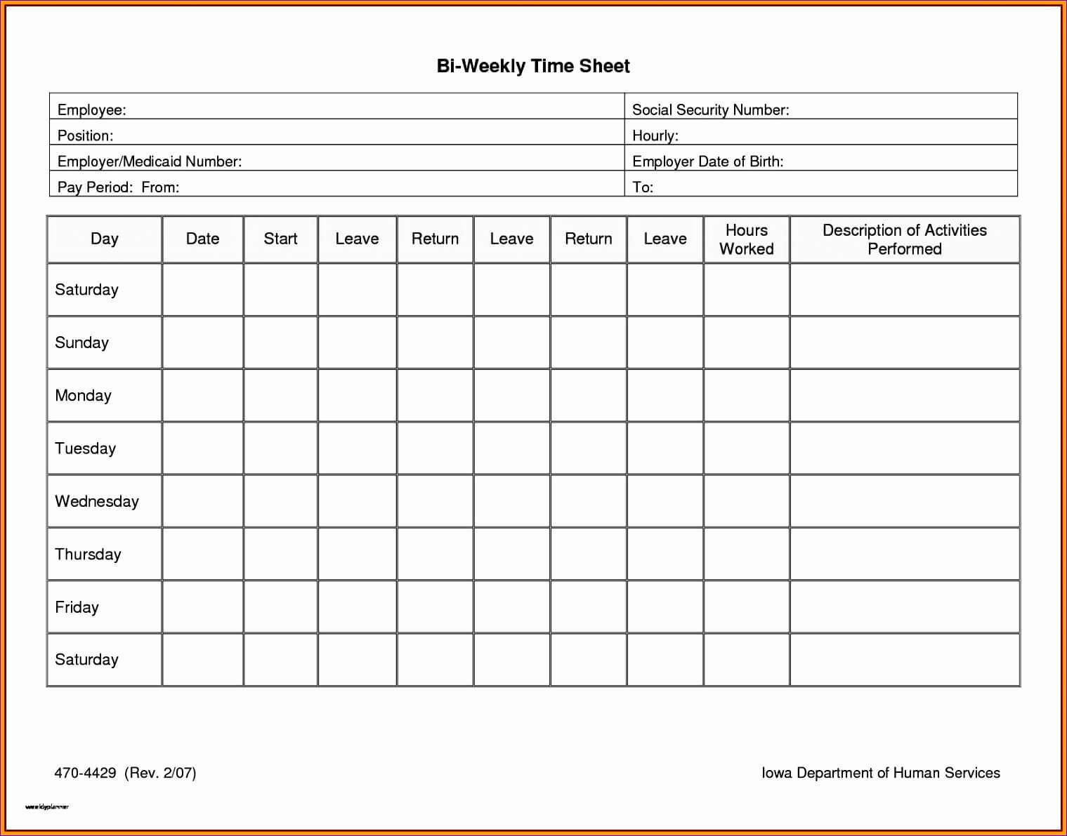 037 Time Card Template Free Unique Employee Exceltemplates Pertaining To Weekly Time Card Template Free