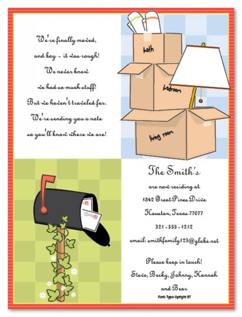 038 Housewarming Invitation Template Microsoft Word Free For Free Moving House Cards Templates