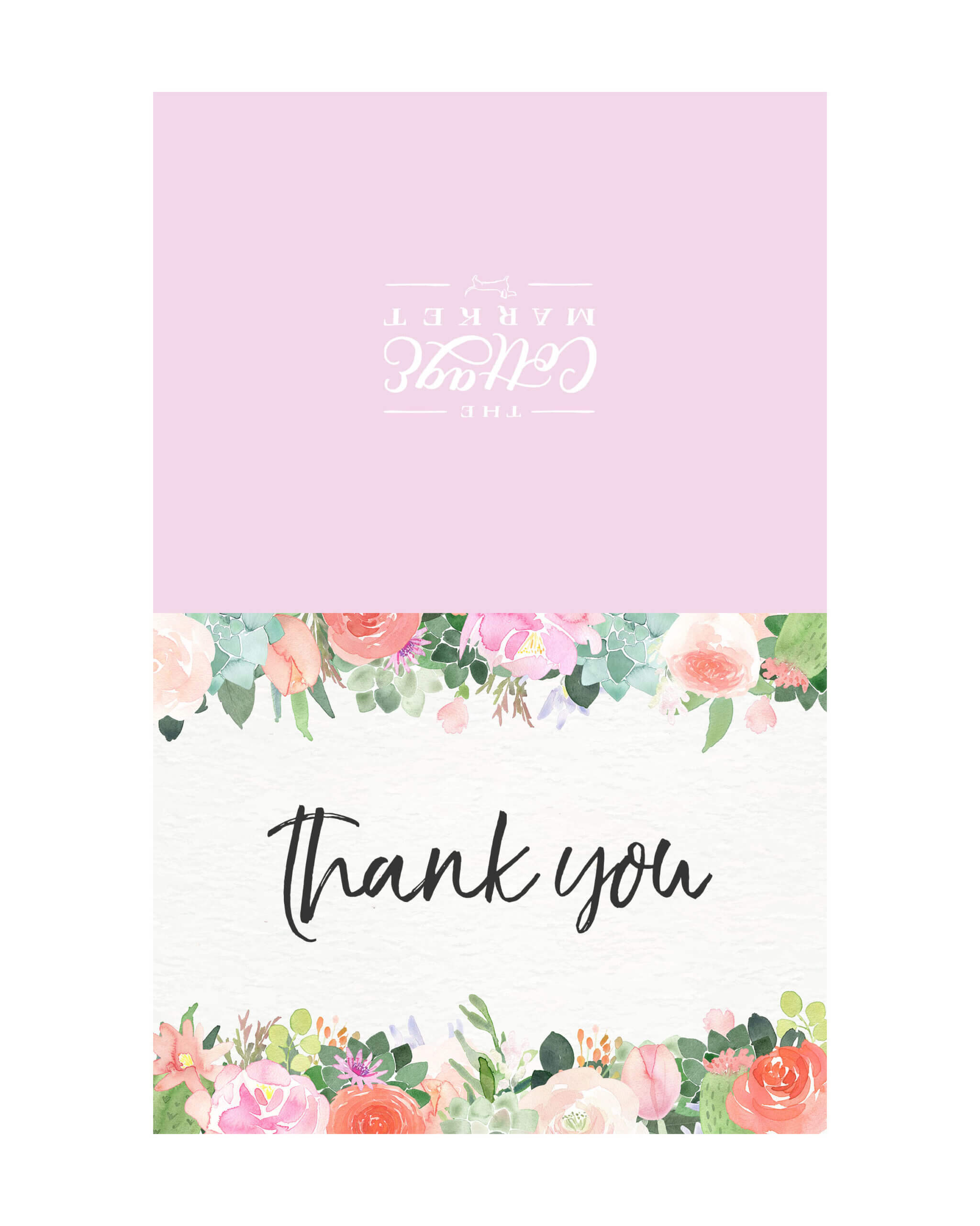 10 Free Printable Thank You Cards You Can't Miss – The Inside Free Printable Thank You Card Template