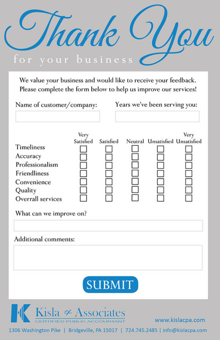 10+ Restaurant Customer Comment Card Templates & Designs For Comment Cards Template